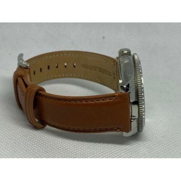 Fossil AM4632 Men's Brown Leather Analog Black Dial Quartz Genuine Watch Aa62 - Picture 8 of 9